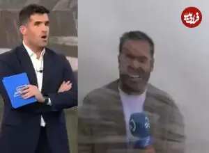 ببینید| هجوم موج سهمگین به خبرنگار