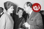 عکس؛ سفر در زمان؛ «حسنعلی منصور، نخست وزیر و همسرش» در حال اسکی؛ دهه 30