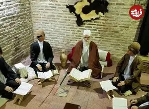عکس| سفر به ایران قدیم؛ تصویر کمتردیده‌شده از یک «مکتب‌خانه» در دوران قاجار