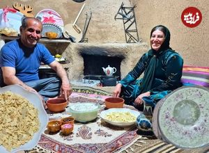 ببینید| غذای روستایی در ایران؛ تعمیر شومینه قدیمی و تهیه آب دوغ خیار سنتی