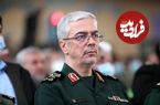 عکس؛ سفر در زمان؛ «رهبر انقلاب، سردار حاجی زاده و سرلشکر باقری» در حال بررسی یک پهپاد سپاه؛ سال 1402