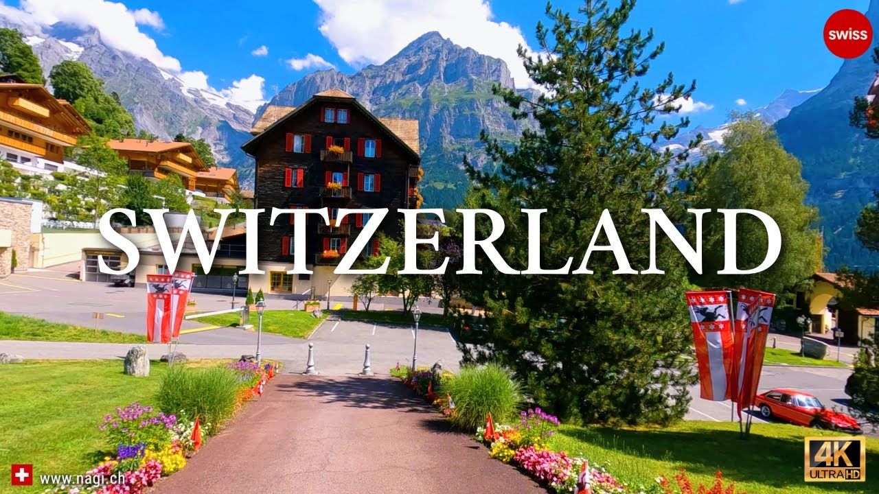 (ویدئو) نماهایی حیرت انگیز از گریندلوالد، زیباترین روستای جهان در سوئیس