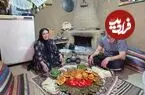 ببینید| غذای روستایی در ایران؛ پخت کوکو سیب زمینی و کوکو سبزی توسط زوج روستایی