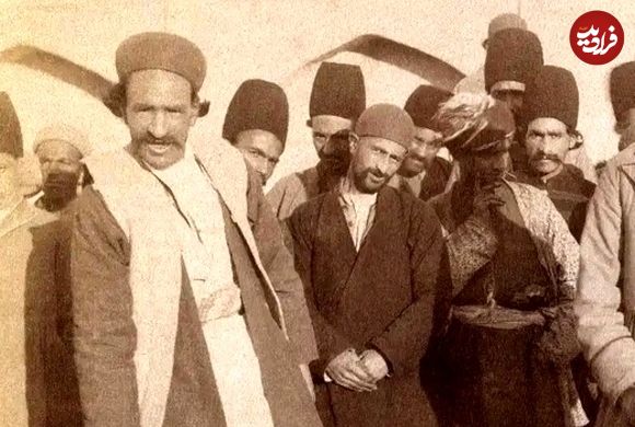 عکس؛ سفر به تاریخ؛ قوچ‌بازهای دوران قاجار قبل از شروع مسابقه؛ 130 سال قبل