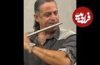 ببینید؛ اجرای زیبای آهنگ "باران می‌بارد امشب" با فلوت توسط جنگل‌بان