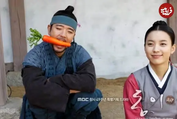 عکس| سفر زمان؛ «چانسو» در کنار «پدر سوسانو» در پشت‌صحنه سریال «جومونگ»