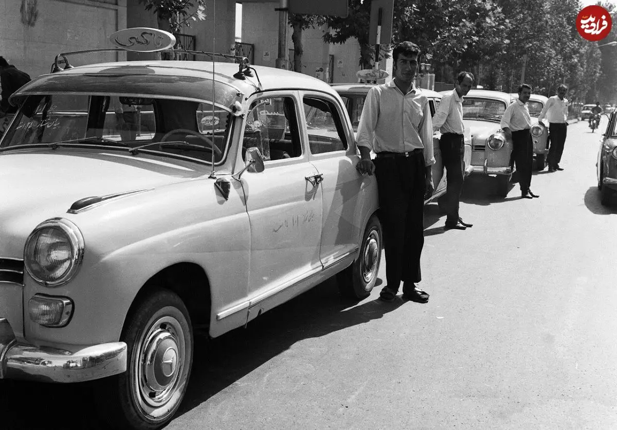 عکس؛ سفر در زمان؛ تاکسی‌ها در تهران ۵ نفره شد!