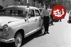 عکس؛ سفر در زمان؛ تاکسی‌ها در تهران ۵ نفره شد!