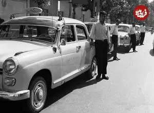 عکس؛ سفر در زمان؛ تاکسی‌ها در تهران ۵ نفره شد!