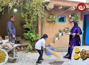 ببینید| غذای روستایی در ایران؛ پخت ماش پلو با گوشت گردن بره در روستا