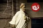 عکس؛ اقدام عجیب شهرداری ارومیه با مجسمه سعدی