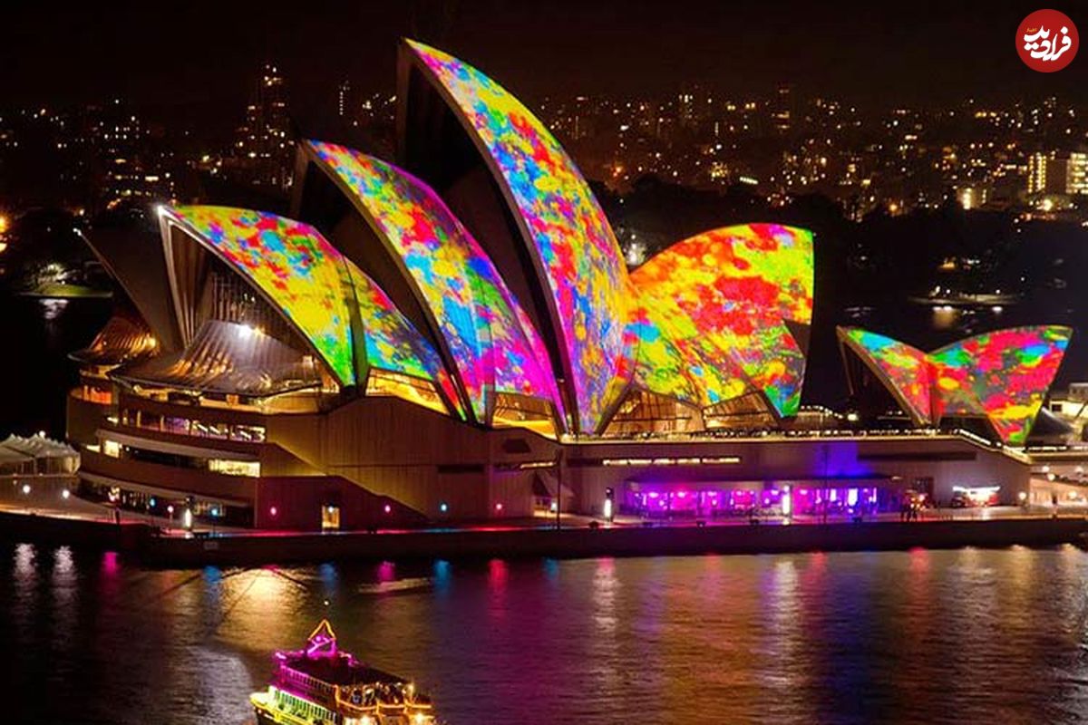 تصاویر/ جشنواره‌ رنگ و نور و موسیقی در سیدنی