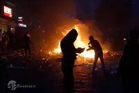 تصاویر/ غارت فروشگاه‌ها در هامبورگ