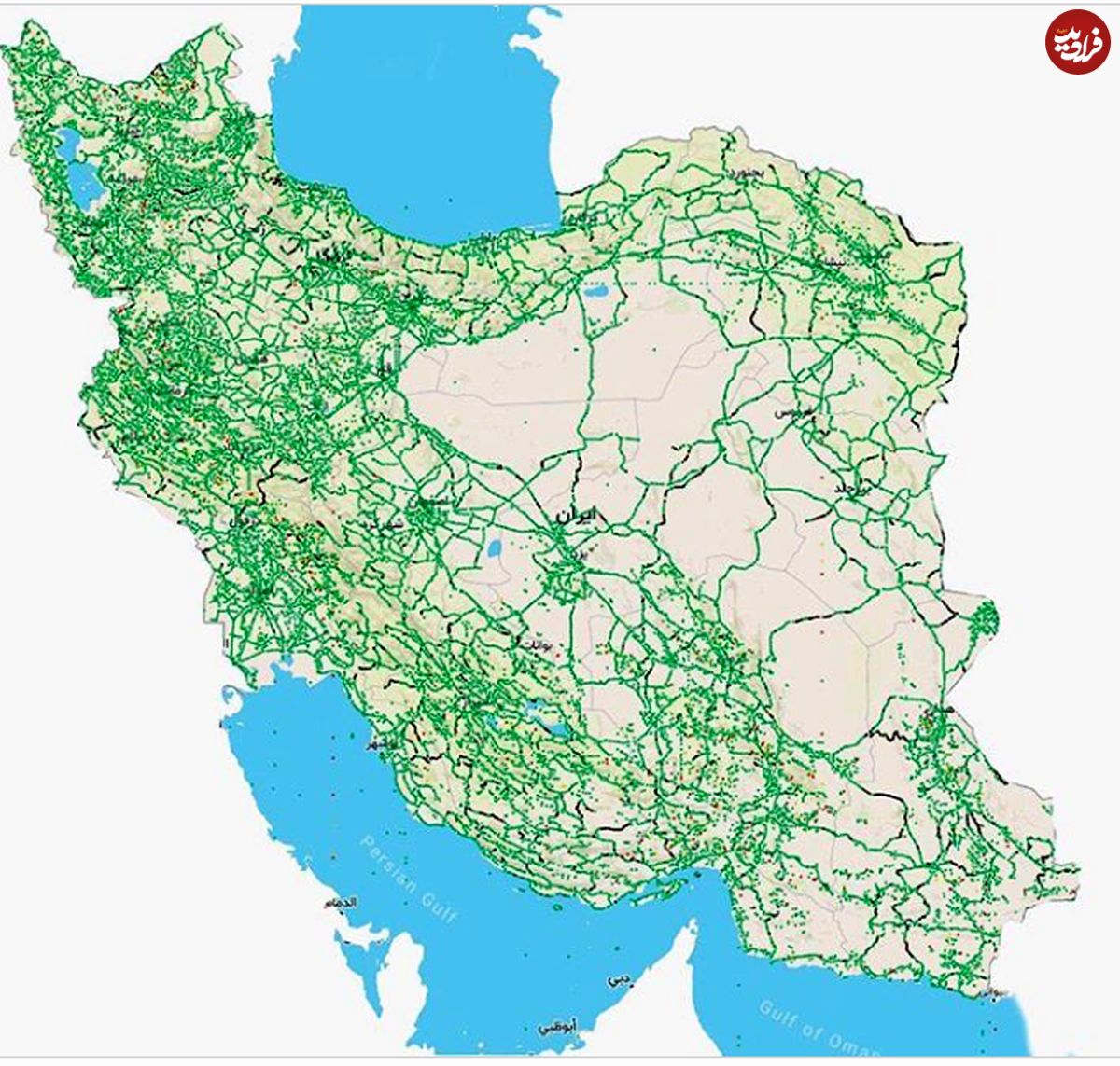 کدام مناطق ایران بیشترین اینترنت را دارند؟