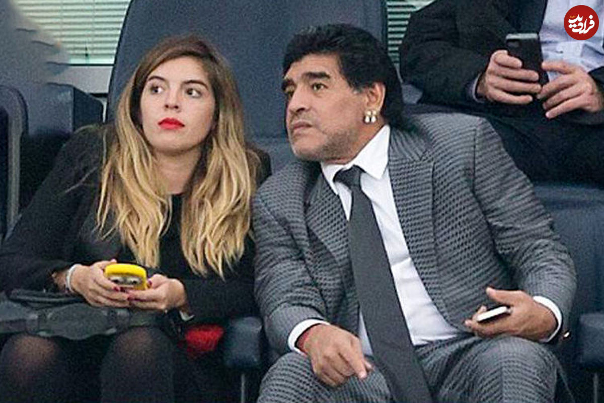 (عکس) سفر به تاریخ؛ مارادونا به خاطر دخترش به فوتبال برگشت
