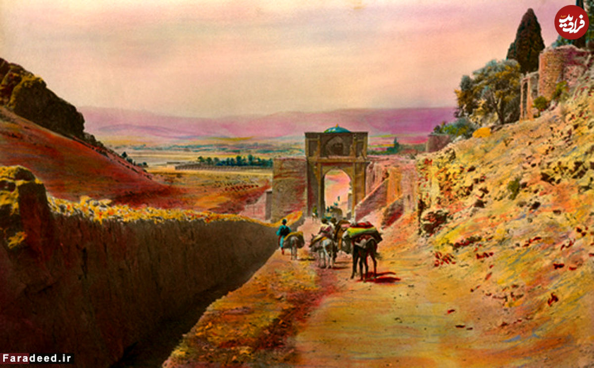 تصاویر/ «دروازه قرآن» پیش از تخریب در عصر رضاشاه