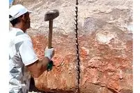 ویدئویی که ۲۹ میلیون نفر دیدند؛ جدال پهلوان با سنگ غول پیکر!
