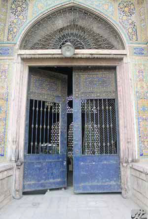 دروازه تاریخی مسجد سپهسالار سرقت شد