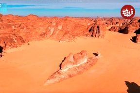 تصاویر؛ شگفتی‌های «صخره‌ای» عربستان؛ از «ماهیِ صحرا» تا «فیلِ بیابان»