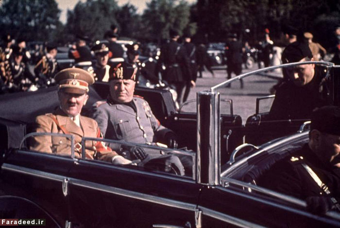 تصاویر/ هیتلر و موسولینی در خیال جنگ