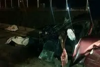 تصادف شدید پژو ۲۰۶ در اتوبان یاسینی