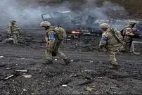 (ویدئو) لحظه بمباران شبانه سربازان روس با پهپاد