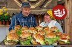 ببینید؛ غذای روستایی در اوکراین؛ پخت برگر آمریکایی