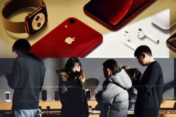 تعطیلی تمام فروشگاه‌های اپل در چین