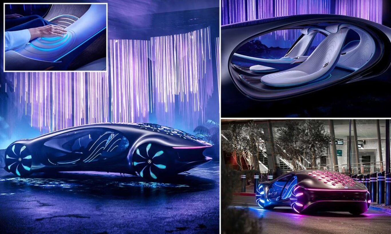 (تصاویر) خودروی خیره کننده مرسدس بنز با الهام از «آواتار»