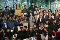 تصاویر/ رئیسی در جمع هوادارانش در کرمانشاه