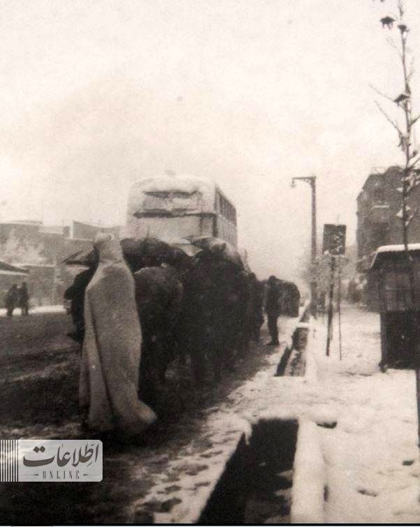 (عکس) وقتی برف تهرانی‌ها را غافلگیر کرد 