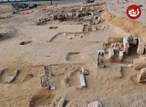 کشف یک قبرستان مصر باستان با مجسمه‌های سنگی و طلسم‌های سوسکی