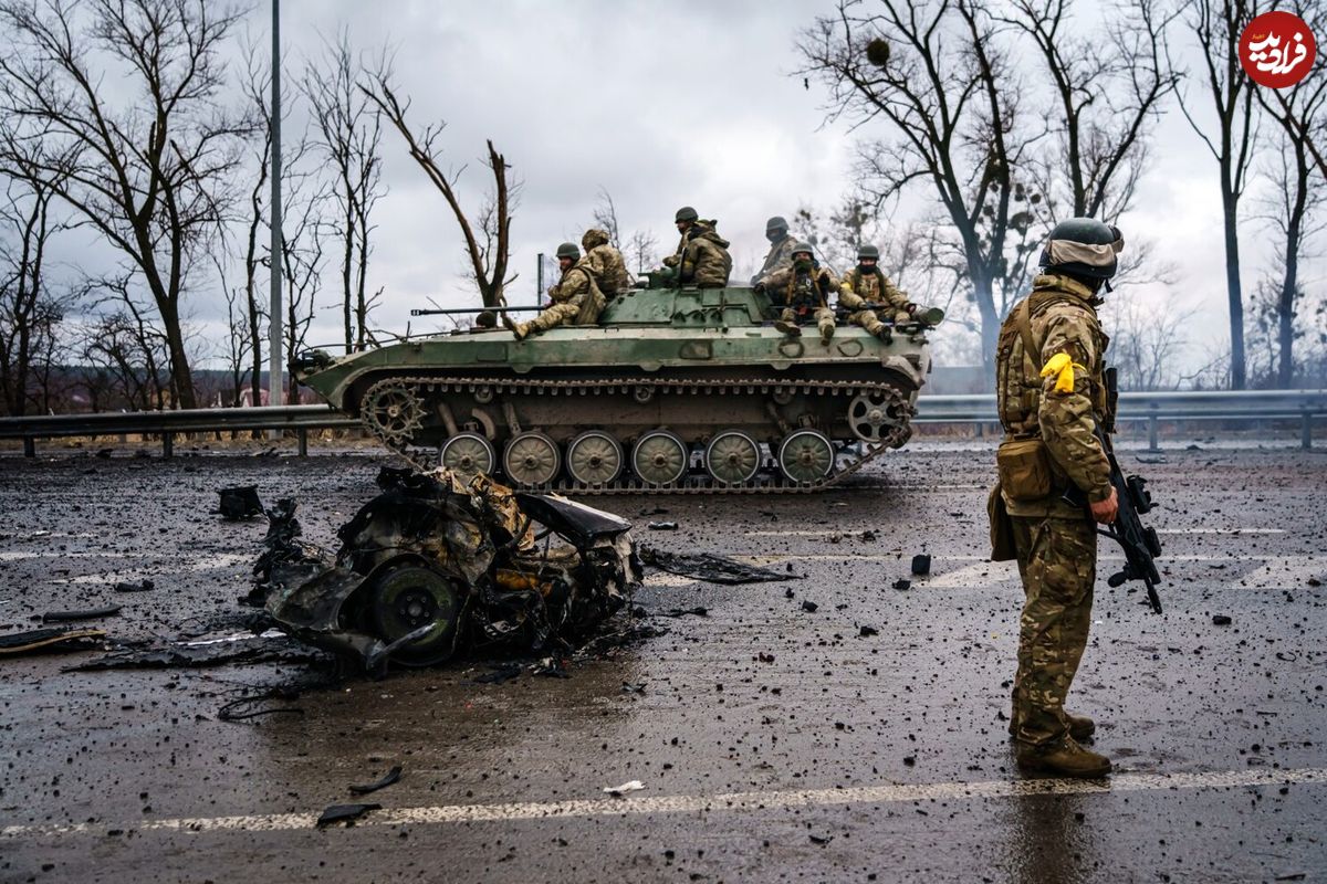 ویدئو / صحنه‌ای از ویرانی‌های ایرپین اوکراین بعد از بیرون راندن نیرو‌های روسی