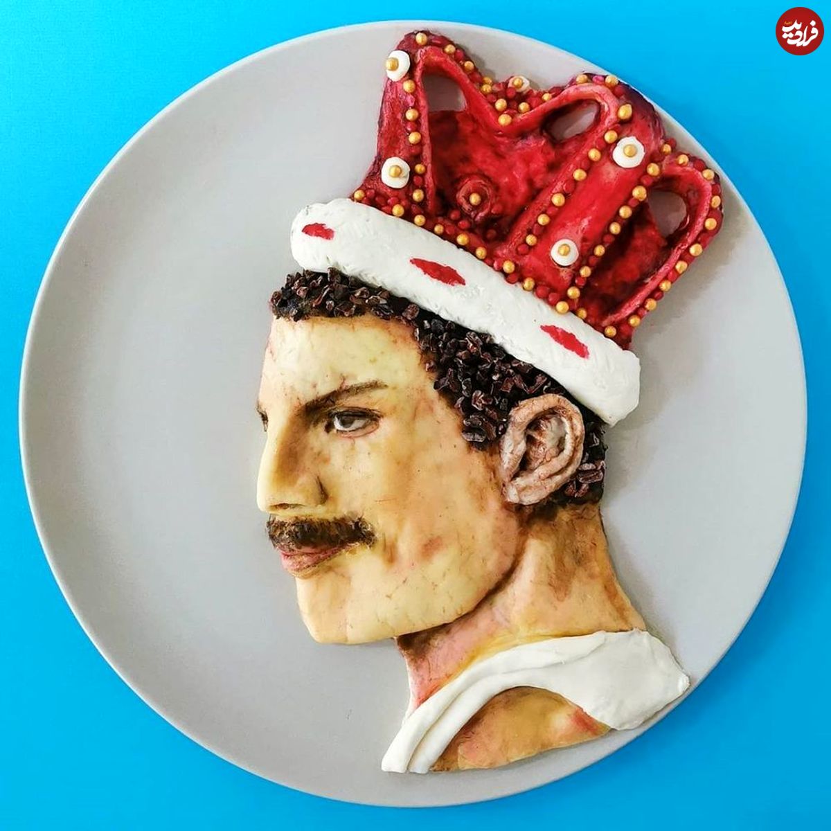 تصاویر/ آثار هنری با موادغذایی