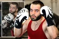 (عکس) یک بوکسور نابینای بریتانیایی برای مبارزه با حریفی کاملاً بینا وارد رینگ شود