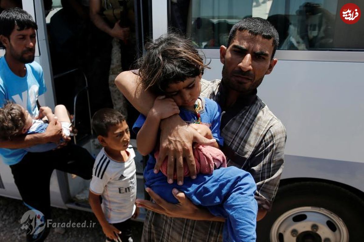 تصاویر/ مسمومیت ۸۰۰  پناهجو در کمپ عراقی