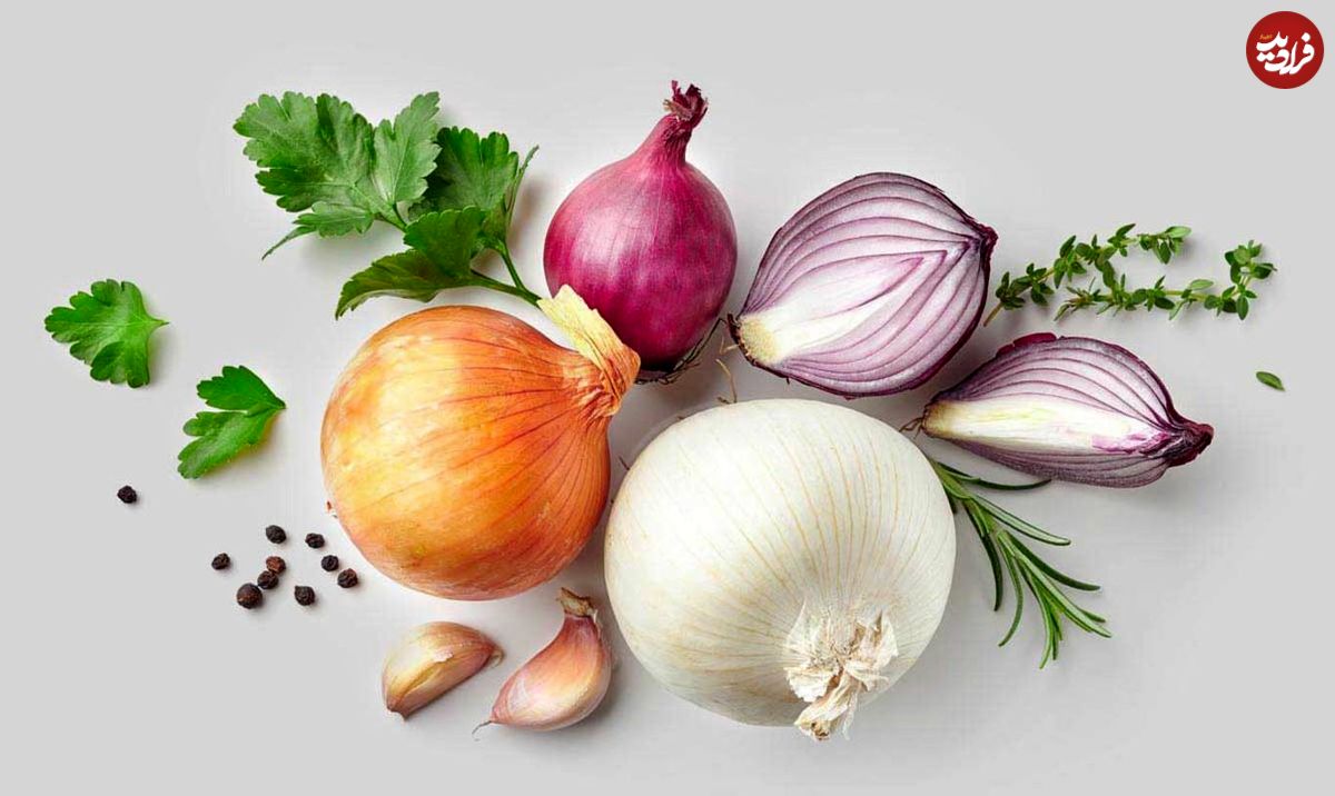 اینفوگرافی/ ۵ دلیل مهم برای خوردن پیاز