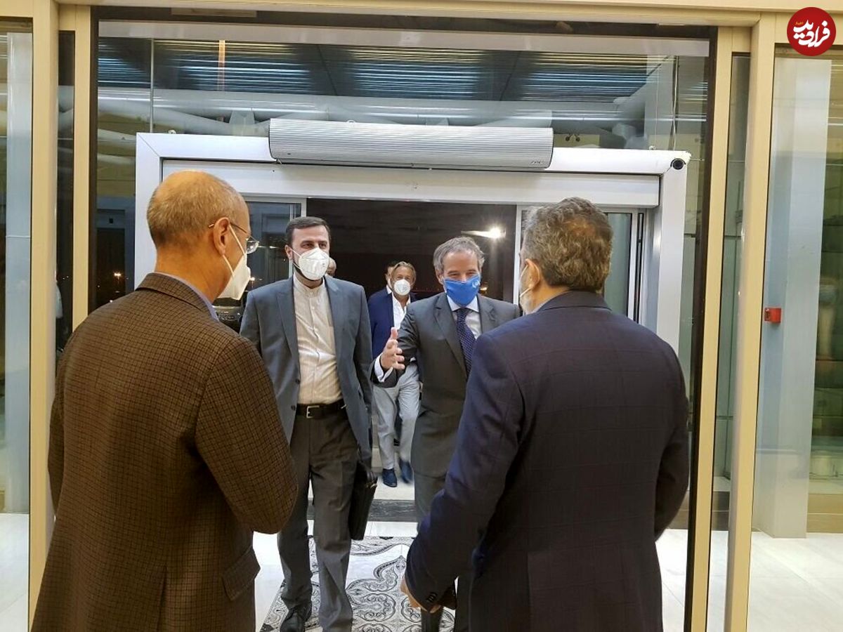 گروسی بامداد امروز وارد تهران شد