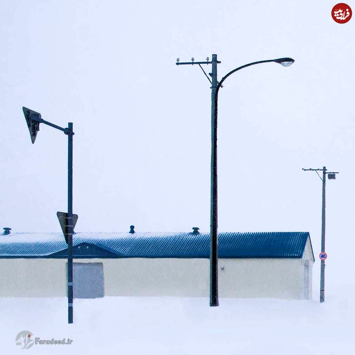 تصاویر عجیب و اسرار آمیز برف در ژاپن