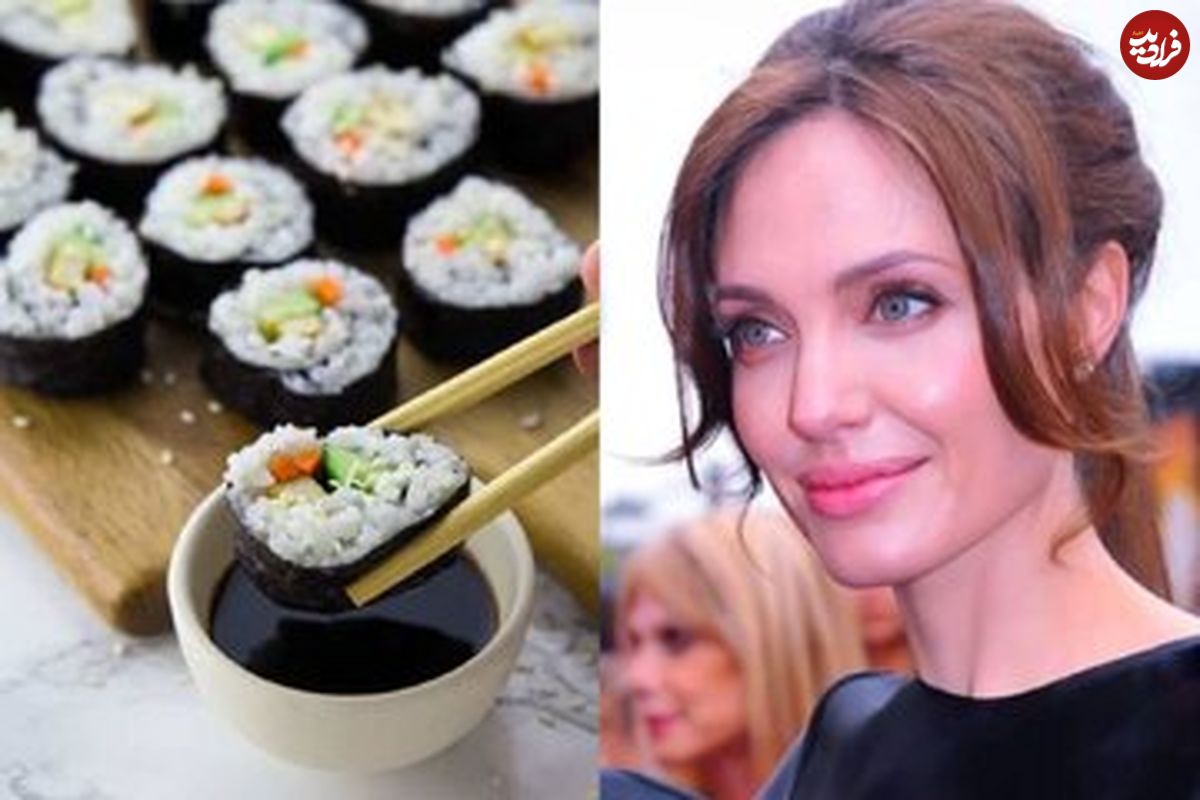 از هالیوود تا ژاپن؛ چرا آنجلینا عاشق «سوشی» است؟؛ فواید تغذیهای این غذای ژاپنی