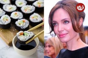 از هالیوود تا ژاپن؛ چرا آنجلینا عاشق «سوشی» است؟؛ فواید تغذیه‌ای این غذای ژاپنی