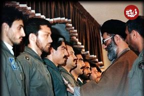 عکس؛ سفر در زمان؛ «رهبر انقلاب» در حال گفتگو با «صیاد شیرازی» در ایام جنگ؛ دهه 60