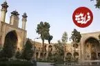 عکس| سفر زمان؛ مردم در حال وضو گرفتن در حوض مسجد سپهسالار؛ حدود 140 سال قبل