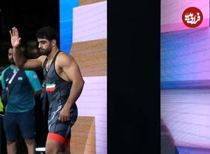 ببینید؛ واکنش اتحادیه جهانی کشتی به پیروزی «ساروی»: هیچوقت با آتش بازی نکنید