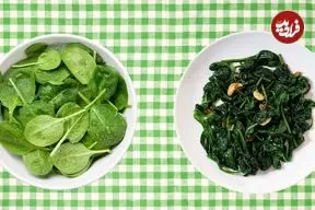 اسفناج خام بهتر است یا پخته؟