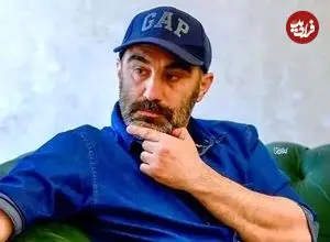 عکس| سفر در زمان؛ «محسن تنابنده» در اتاق گریم سریال شاهگوش؛ سال 92