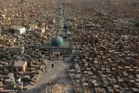 تصاویر/ بزرگترین قبرستان جهان در عراق