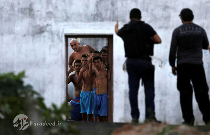 تصاویر/ زندانیان شورشی برزیل در محاصره