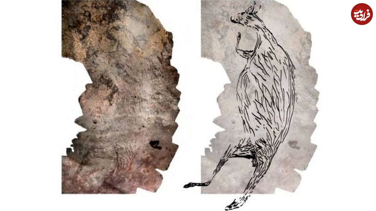 تصویر ۱۷ هزار ساله یک کانگورو