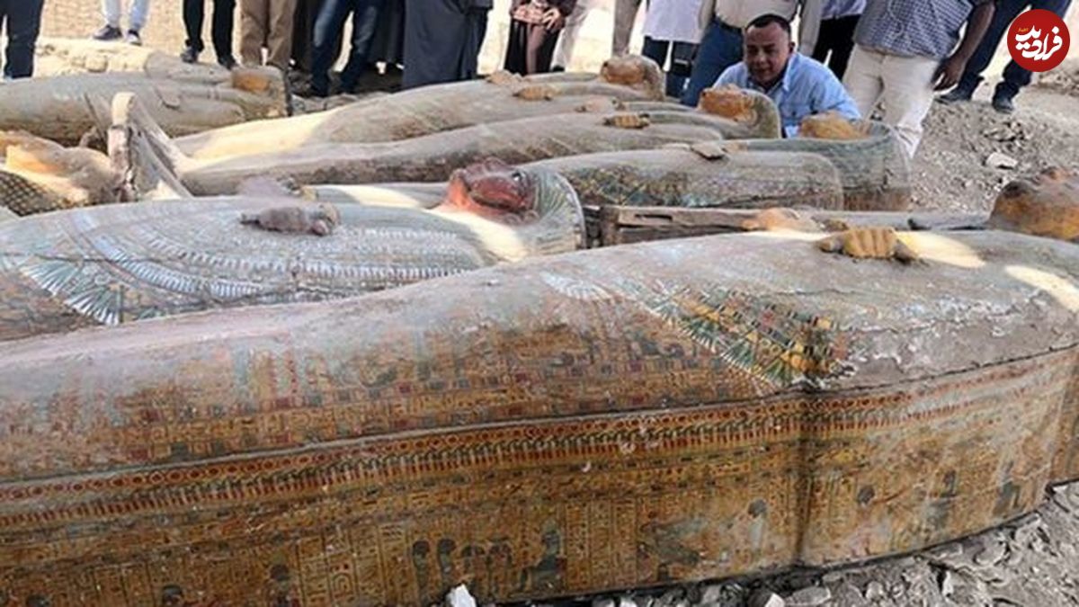 کشف ۲۰ تابوت باستانی در شهر مردگان مصر